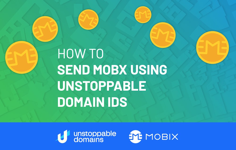 How to send MOBX using Unstoppable Domain IDs